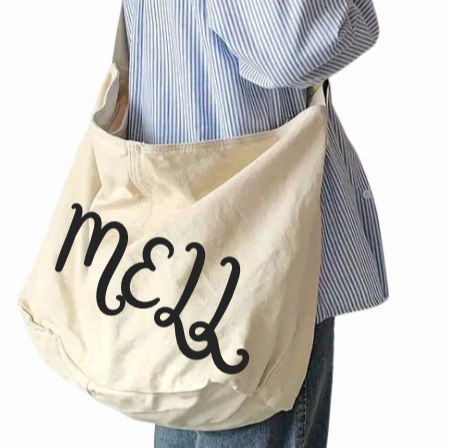 'Retro' Schoudertas - Wit